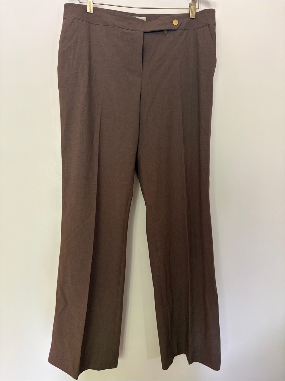 Calvin Klein Brown Classic Fit Trousers